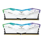 TEAMGROUP T-Force Delta FF4D532G6600HC34DC01 32GB (2x 16GB) DDR5 Desktop Memory Kit for 600 and 700MHz DDR5 Desktop PC