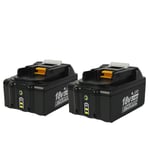 SHGEEN [2packs] BL1840B 4.0Ah Li-ion battery replacement for 18V battery 100% Compatible with BL1840B BL1850B BL1860B BL1830B BL1845 LXT-400 with LED indicator