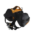 Kurgo Baxter Dog Backpack - Svart/Orange / 23-50 kg