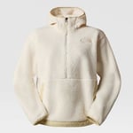 The North Face Women's Campshire Fleece Hoodie Gardenia White-Gravel (84IS 4U0)