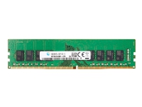 HP - DDR4 - modul - 4 GB - DIMM 288-pin - 3200 MHz / PC4-25600 - 1.2 V - ikke-bufret - ikke-ECC - for HP 280 G4, 280 G5, 290 G3, 290 G4 Desktop 280 Pro G5, Pro 300 G6 EliteDesk 705 G5 (DIMM), 800 G6 (DIMM), 800 G8 (DIMM) 805 G8 (DIMM) ProDesk 400 G6 (DIMM), 405 G6 (DIMM), 400 G7 (DIMM), 600 G5 (DIMM), 600 G6 (DIMM) Workstation Z1 G8, Z1 G8 Entry