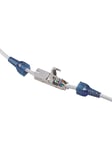 Pro toolless cable connector CAT 6A STP shielded - Silver