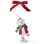 Christmas Tree Ornament Nallebjörn & Skridsko - Spode