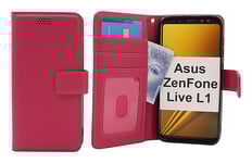 New Standcase Wallet Asus ZenFone Live L1 (ZA550KL) (Hotpink)