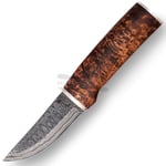 Roselli Damasti Eräpuukko hopeaheloin lahjapakkaus RD300P 10.5cm