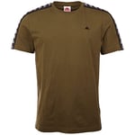 Kappa Deutschland Men's Style Code: 312006 Leno T-Shirt, Winter Moss, XL