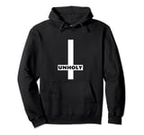 Inverted Cross Unholy Upside Down Satanic Atheist Pullover Hoodie