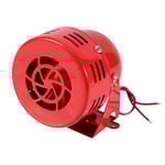 12V Elektrisk Bil Lastbil Motorcykel Driven Luftangreppssiren Horn Alarm Hög 50-tal Röd {db}