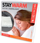 STAYWARM Double Bed Luxury Quality Electric Underblanket 2 Heat Settings F902