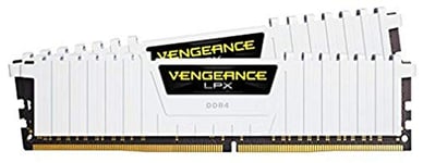 Corsair CMK32GX4M2A2666C16W Vengeance LPX 32 GB (2 x 16 GB) DDR4 2666 MHz C16 XMP 2.0 High Performance Desktop Memory Kit, White