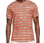 Nike Court Dri FIT Striped Victory Crew Orange (L)