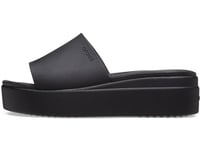 Crocs Women's Brooklyn Slide Sandal, Black, 3 UK