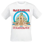 Iron Maiden Powerslave World Slavery Tour 1984-1985 T-Shirt white