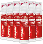 Colgate Max White Luminous Whitening Mint Toothpaste Pump 6 x 100ml Pack NEW!