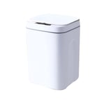 TOPofly Trash Can Smart Sensor Waste Bin Electric Touchless Bin Automatic Mute with Cover for Kitchen Bedroom Bathroom 12L White Home Decoration