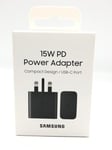 Samsung 15W PD Power Adapter Type-C USB-C Super Fast Charger EP-T1510 (Original)