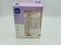 MAM Anti-Colic Baby bottles 320 ml pack of 2 (4 months+) - Pink Fish
