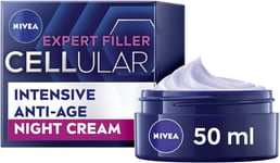 NIVEA Hyaluron Cellular Filler Anti-Age Night Cream Night Cream for Women with H
