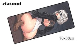 OLUYNG mouse pad Locked edge gaming mouse pad mouse mousepad for computer mouse mats notbook de nier automata padmouse computer 700x300mm Size 700x300x3mm mat 1