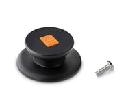 BRAisogona Efficient Black Bakelite Knob with Orange Insert