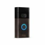 Ring Video Doorbell 2nd Generation Venetian Bronze 1080p Battery Powered