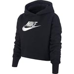NIKE FF Crop Sweatshirt - Black, X-Small