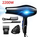 HQSC Hair dryer 2200W Power Hair Dryer Professional Hairdressing Barber Salon Tools Blow Dryer Low Hairdryer Hair Dryer Fan 220-240V (Color : 04)