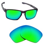 Hawkry Polarized Replacement Lenses for-Oakley Sliver Asian Fit (AF) - Green