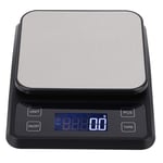 Fdit Stainless Steel Digital Kitchen Scale with Automatic Shutdown High Precision with 1g Division Digital Multifunction Kitchen and Food Scale with 6 Adjustable Units Switch