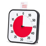 Time Timer 30cm Visual — 60 Minute Kids Desk Countdown Clock with Dry Erase Activity Card, Also Magnetic for Classroom, Homeschooling Study Tool, Task Reminder, Home and Kitchen