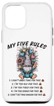 iPhone 12/12 Pro 5 rules of a funny gnome Case