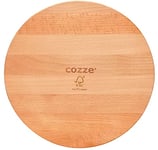 cozze Planche à Pizza Ø350x15mm., Bois de hêtre