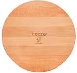 cozze Planche à Pizza Ø350x15mm, Bois de hêtre