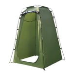Draulic Portabele Privacy Tente de douche Pansement amovible – Vêtement pour camping de plage en plein air, Vert armée.