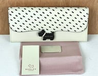 Radley Crest Print Mid Natural/Ivory Leather Large Matinee Purse Wallet RRP £79