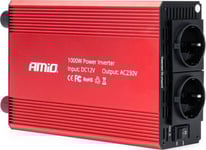 Omformare För Fordon 12V 230V 1000W Amio-03283