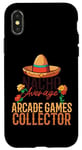 Coque pour iPhone X/XS Nacho Average Arcade Games Collector Cinco De Mayo