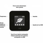EVE Capteur de qualité l'air intérieur room - Technologie Apple HomeKit Bluetooth Thread