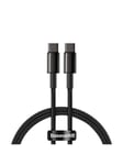 Baseus Tungsten Gold Cable Type-C to Type-C 100W 2m (black)