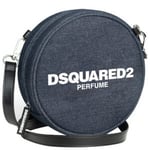 Dsquared2 Jeans Perfume Round Blue Denim Cross Body Bag *New in Pack + Dust bag*