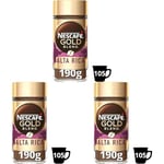Nescafé Gold Blend Origins Alta Rica Instant Coffee, 190g (Pack of 3)