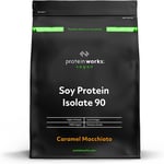 Protein Works Soy Protein 90 (Isolate) Protein Powder | 100% Plant-Based | Low F