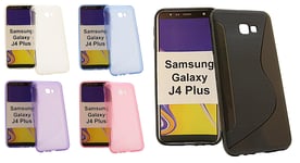 S-Line Skal Samsung Galaxy J4 Plus (J415FN/DS) (Svart)