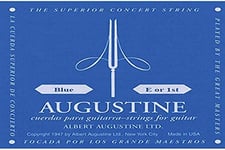 Augustine Blue Label Corde Seule MI (E1) pour Guitare Classique Tirant Fort