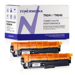TONERMEDIA - x2 Toner Brother TN-241 Noir compatibles (2 noir)
