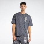 Reebok Classics Block Party T-Shirt Unisex Pure Grey 7