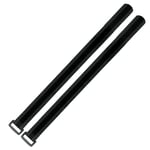 SKS Unisex Sks Velcro Straps for Speedrocker, Mudrocker Veloflexx, 2pcs Handlebar Accessories, Black