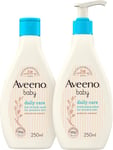 Aveeno Baby, Daily Care Set, Hair and Body Wash Plus Moisturising Lotion, for ml