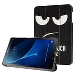 MTK Slim Fit Cover Till Samsung Galaxy Tab A 10.1" - Don't Touch Multifärg