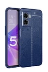 Oppo OPPO A77 5G Leather Texture Case Navy